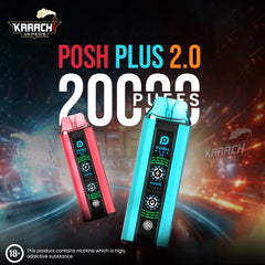 Posh Plus 2.0 Disposable Vape 50mg 20,000 Puffs