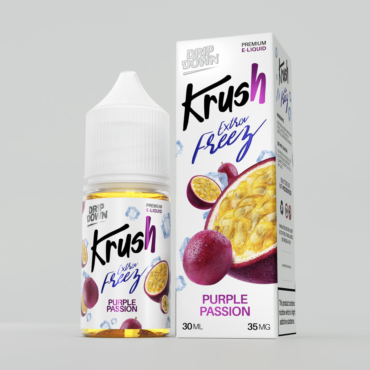 Purple Passion 30ml - Dripdown Krush series Extra freez