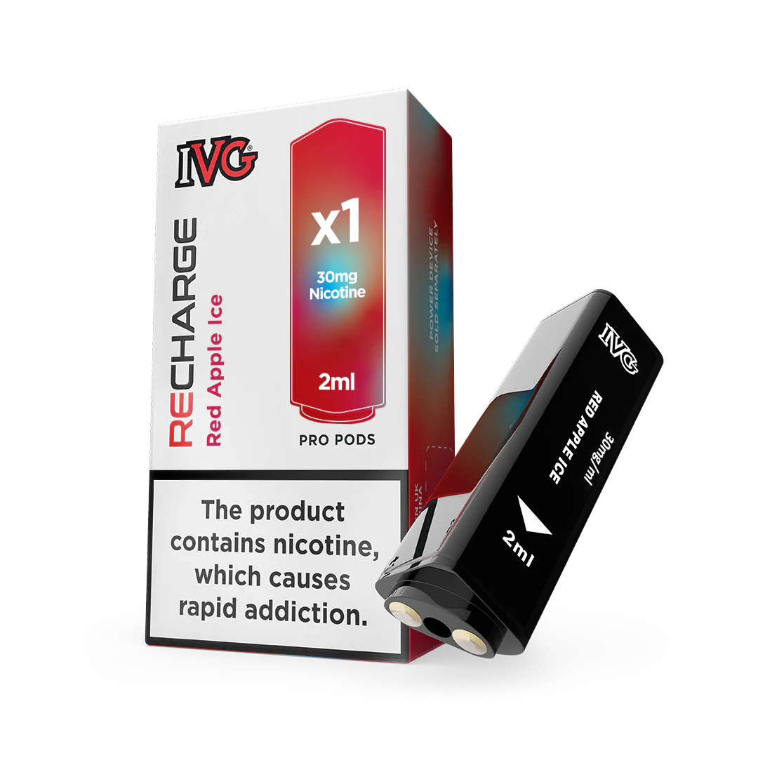 RED APPLE ICE 3% - IVG RECHARGE