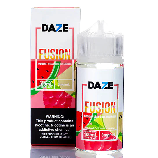 Raspberry Green Apple Watermelon - 7 Daze Fusion 100ML