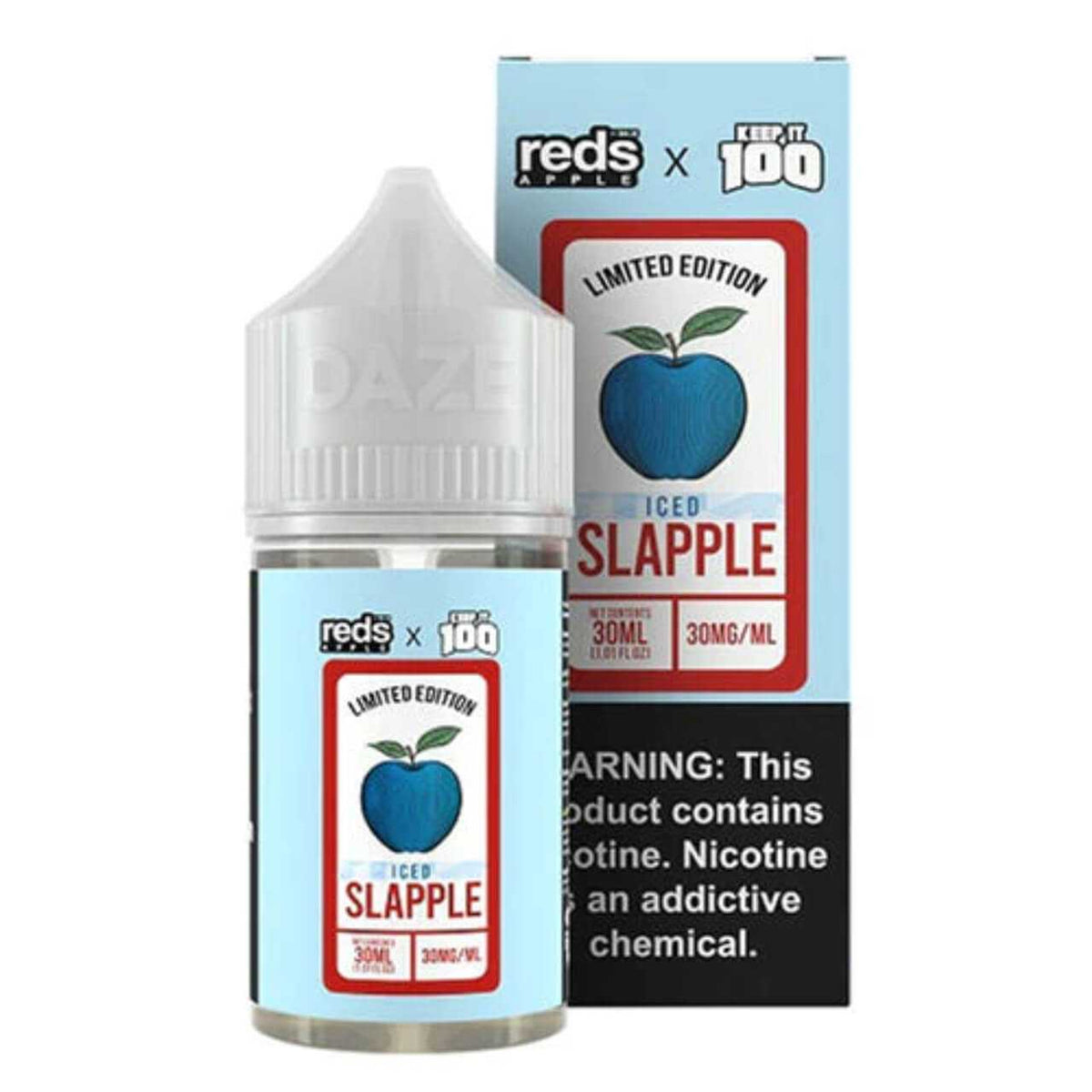 Reds Apple x Keep It 100 Iced Slapple 30mg 30ml