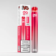 IVG Go Max, Ruby Guava Ice, 3000 Puffs, Disposable Vape