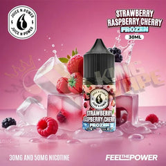JUICE N POWER STRAWBERRY RASPBERRY CHERRY FROZEN