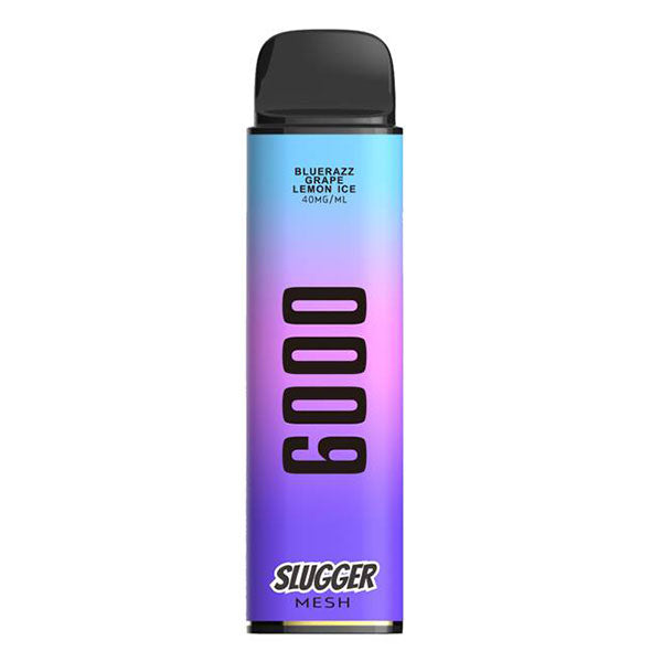 Slugger Blue Razz Grape Lemon Ice Disposable 6000 puff 4% - Karachi Vapers