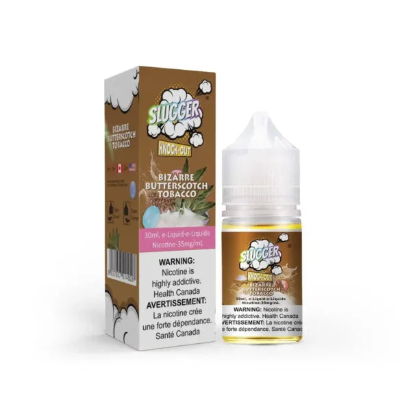 Slugger Bizarre butterscotch Tobacco 30ml | Karachi Vapers | The Vape Store - Karachi Vapers Slugger Bizarre butterscotch Tobacco 30ml | Karachi Vapers | The Vape Store - Karachi Vapers