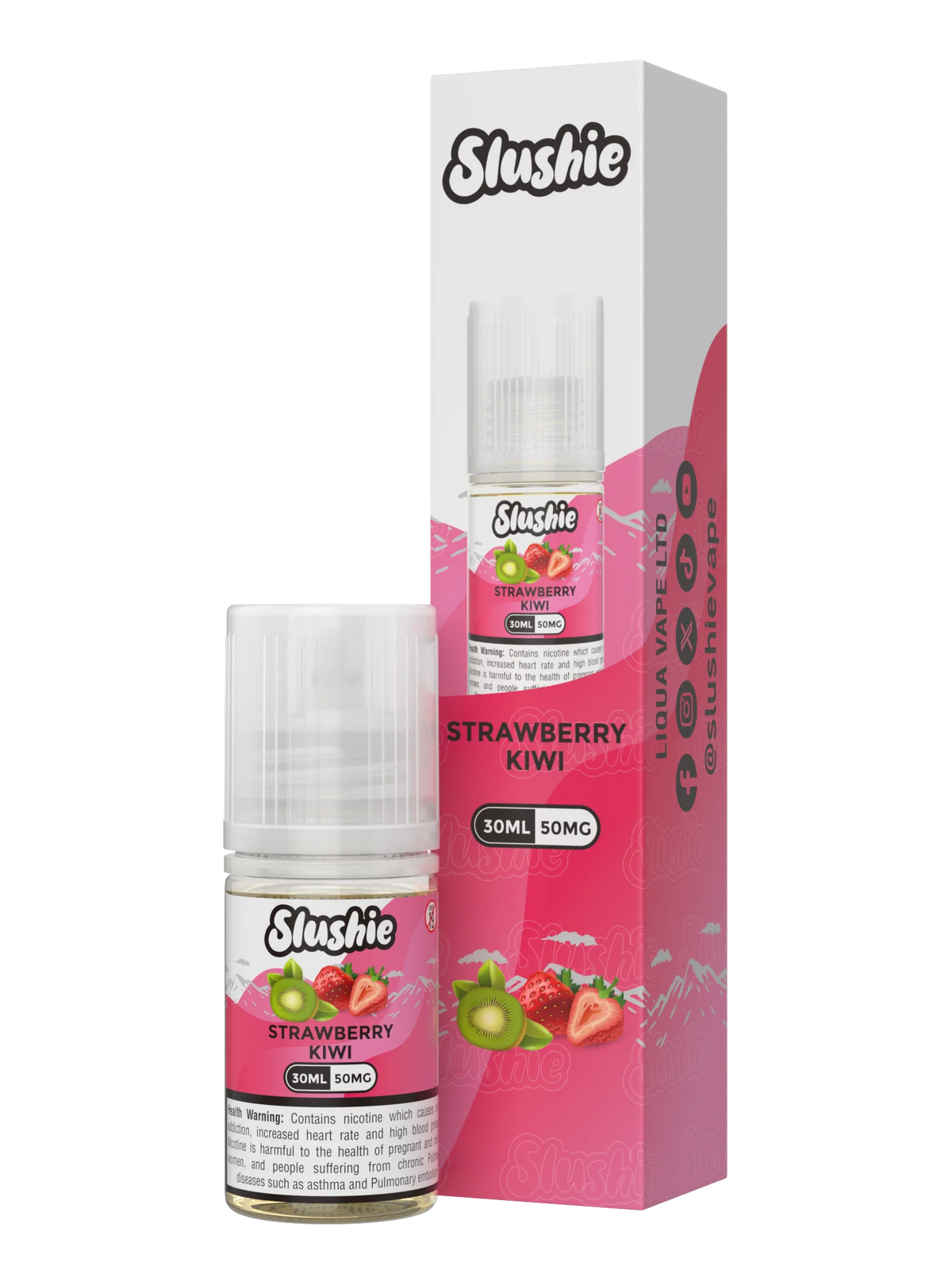 Slushie Strawberry Kiwi 35mg Or 50mg 30ml
