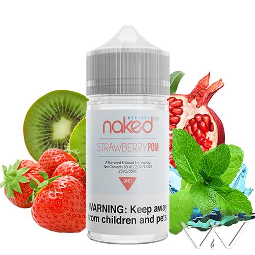 Naked 100 Menthol Strawberry Pom 12mg 60ml