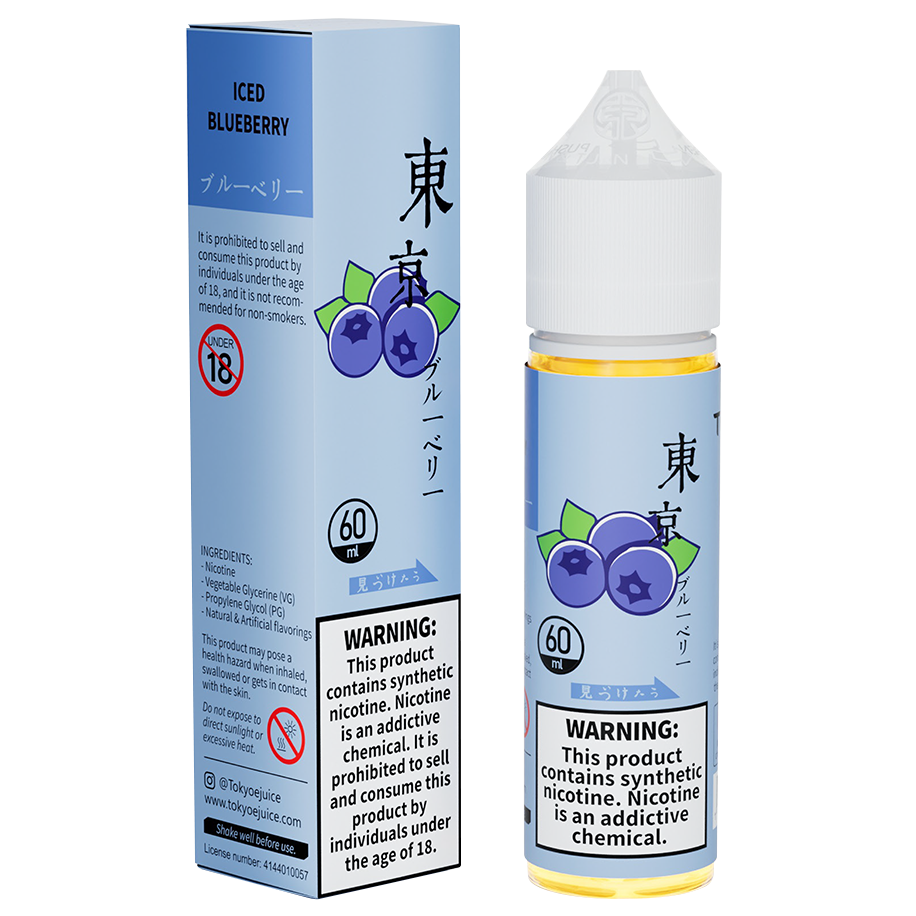 BLUEBERRY ICE 60ML - TOKYO CLASSIC