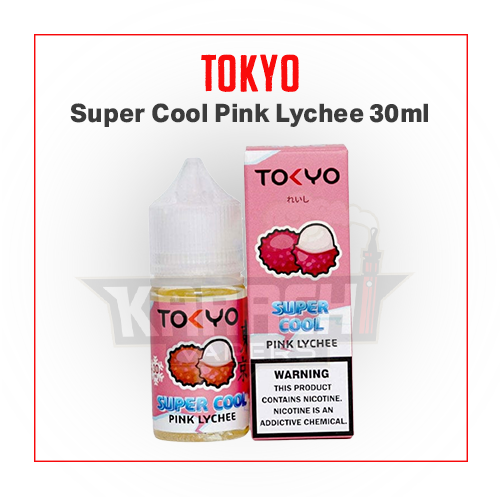 Tokyo Super Cool Pink Lychee 30ml