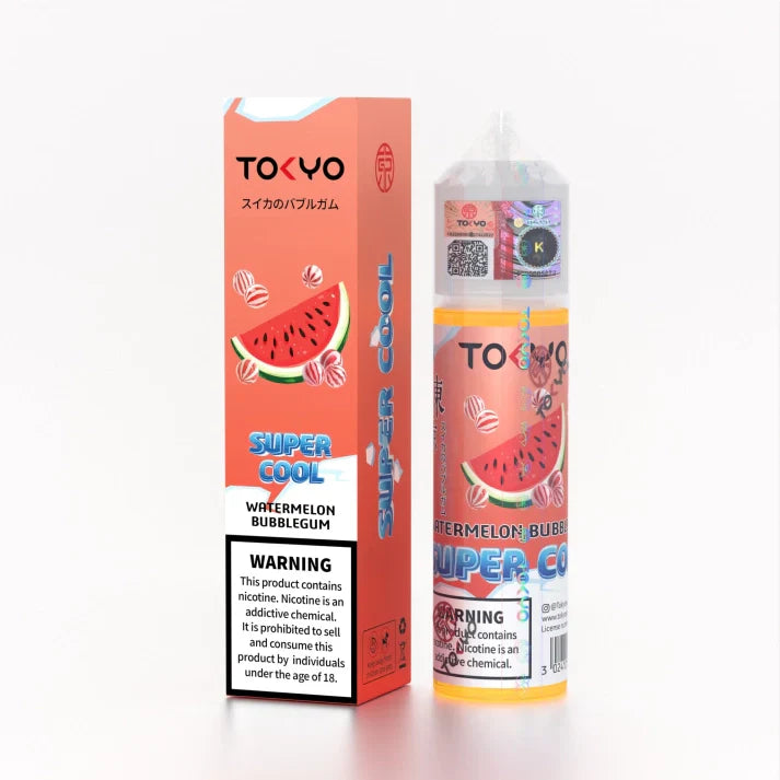 Tokyo Super Cool Watermelon Bubblegum 3mg 60ml