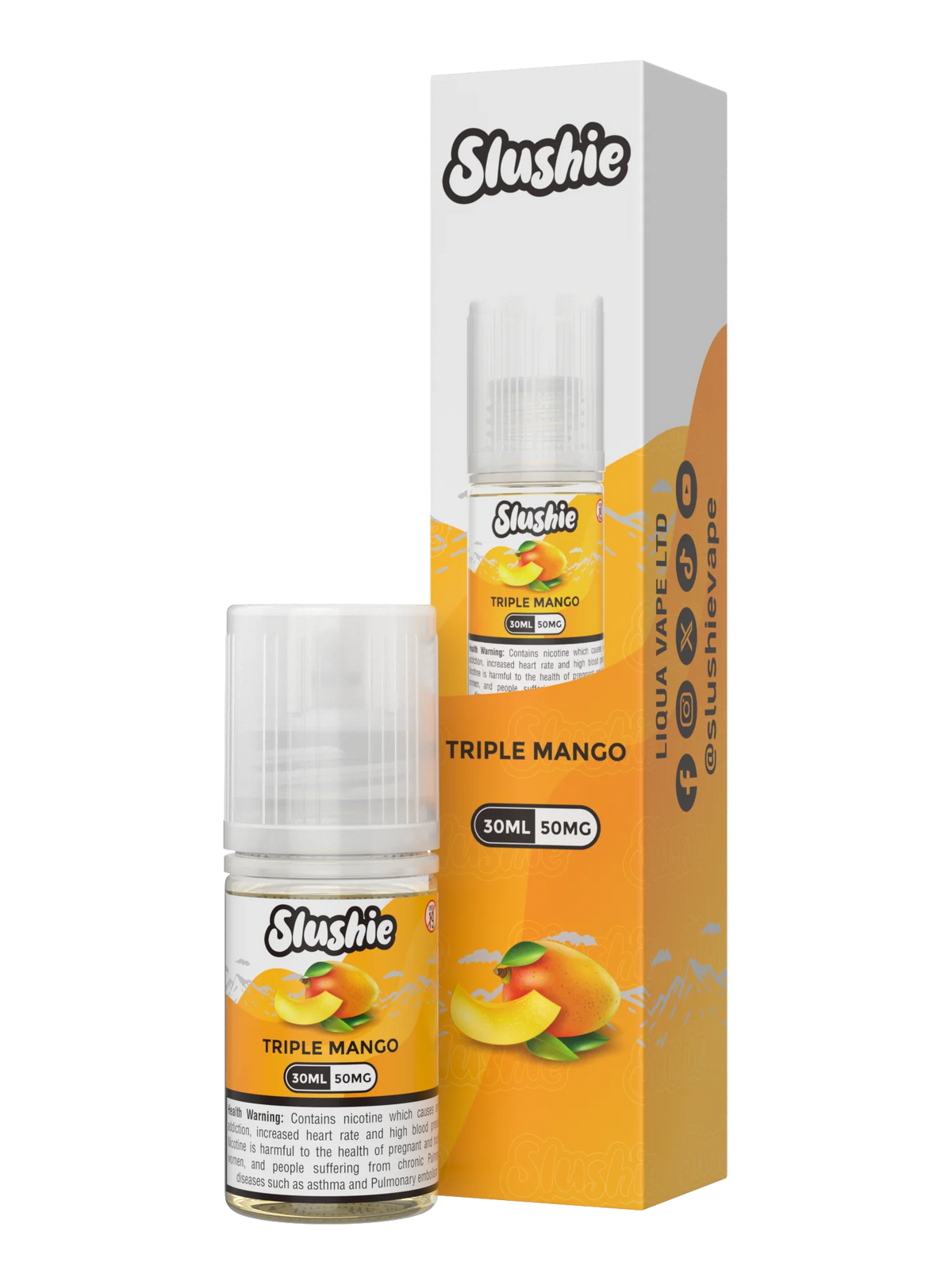 Slushie Triple Mango 35mg Or 50mg 30ml