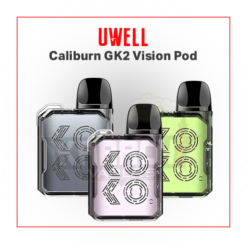 Uwell Caliburn GK2 Vision Pod | GK2 vision price in Pakistan - Karachi Vapers Uwell Caliburn GK2 Vision Pod | GK2 vision price in Pakistan - Karachi Vapers
