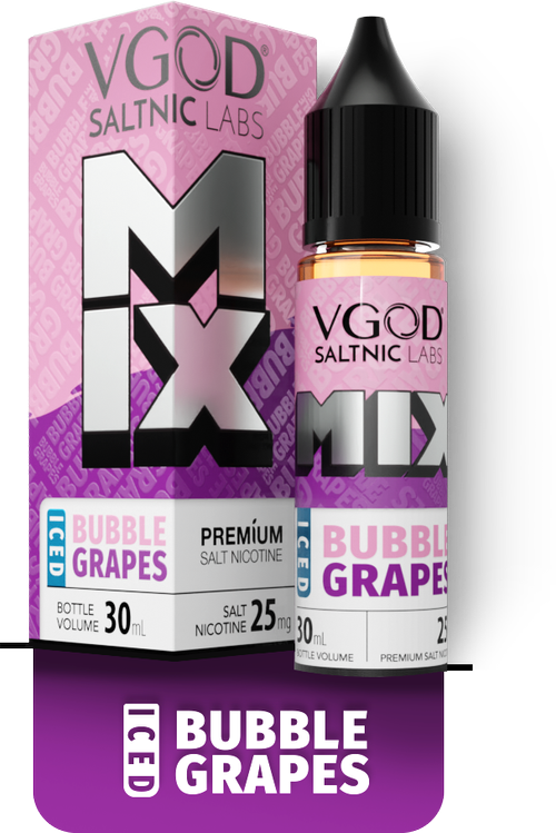 VGOD Mix Iced Bubble Grapes Saltnic 30ml