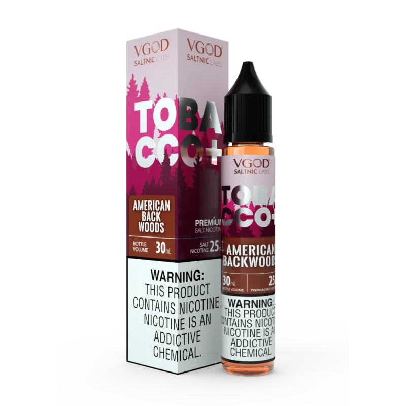 AMERICAN BACKWOODS 30ML - VGOD TOBACCO PLUS