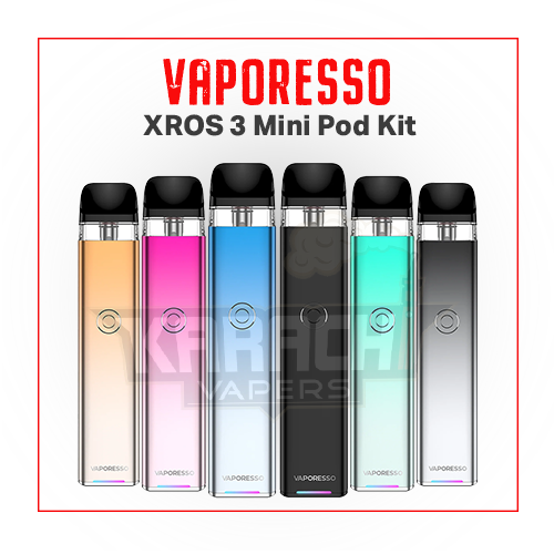 Vaporesso XROS 3 Mini Pod Kit - Lowest Price in Pakistan - Karachi Vapers Vaporesso XROS 3 Mini Pod Kit - Lowest Price in Pakistan - Karachi Vapers