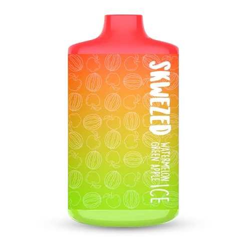 Skwezed Mesh Coil Watermelon Green Apple Ice 50mg 5000 Puffs Disposable Vape