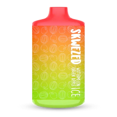 Skwezed Mesh Coil Watermelon Green Apple Ice 50mg 5000 Puffs Disposable Vape