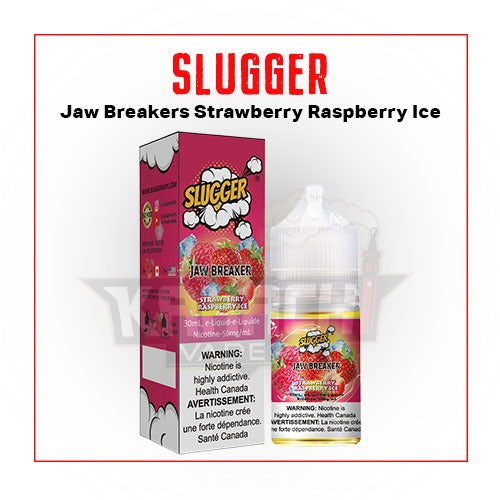 Slugger Jaw Breakers Strawberry Raspberry Ice 30ml | Karachi Vapers ...