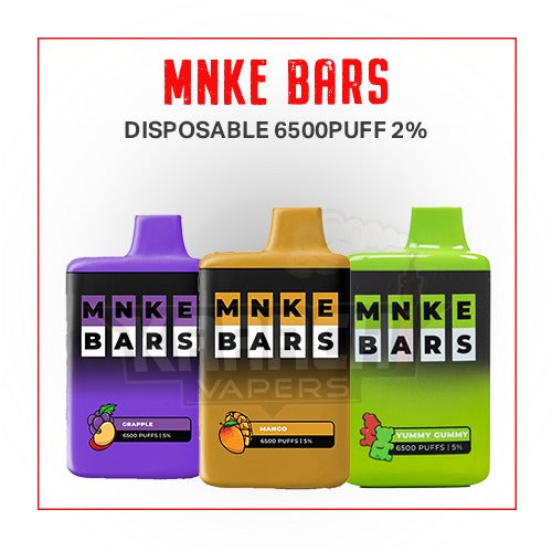 MNKE Bars Disposable 6500Puff 2%