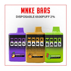 MNKE Bars Disposable 6500Puff 2%