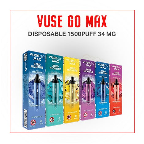 vuse go zero 1500 puffs Vuse Go Zero Vuse Go Max Zero Nicotine Disposable Vape Kit main image 1