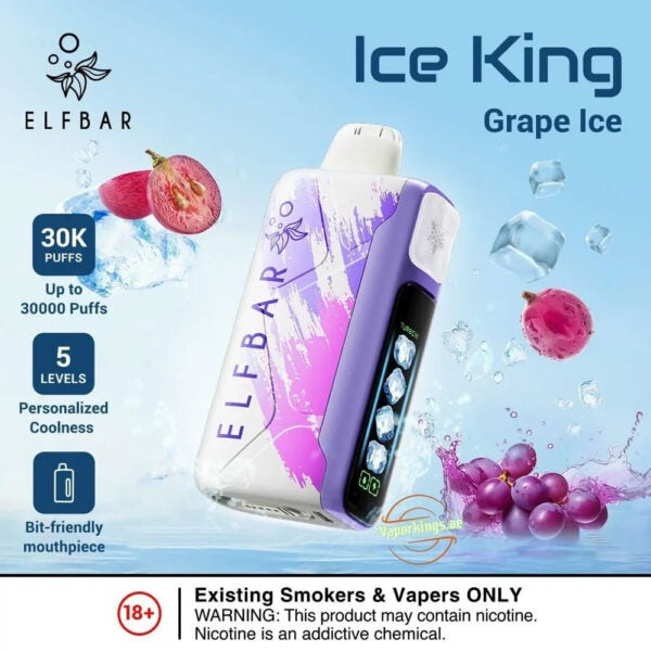 Elfbar Ice King Grape Ice 30K Puffs