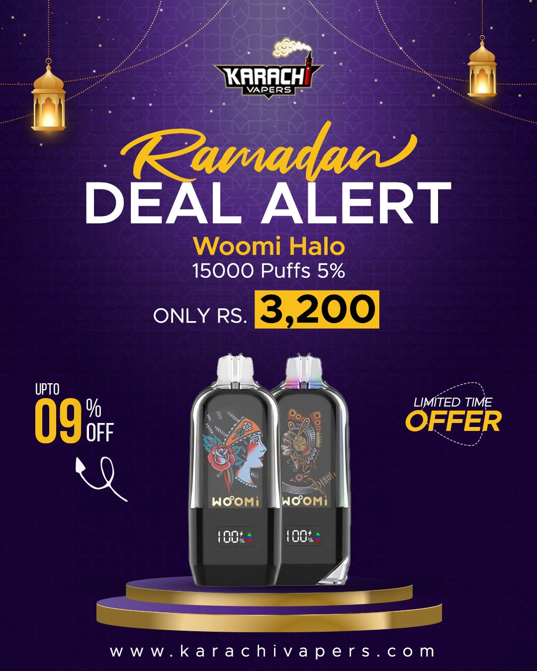 Woomi Halo 15000 puffs 50mg