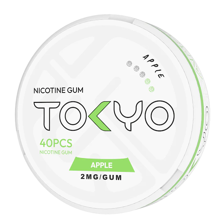 APPLE 2MG - TOKYO NICOTINE GUM 2MG 40PC PACK