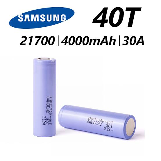 Samsung 40T 21700 4000mAh 30A Battery
