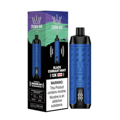 Al Fakher Crown Bar 12000 Puffs DTL - Black Currant Mint