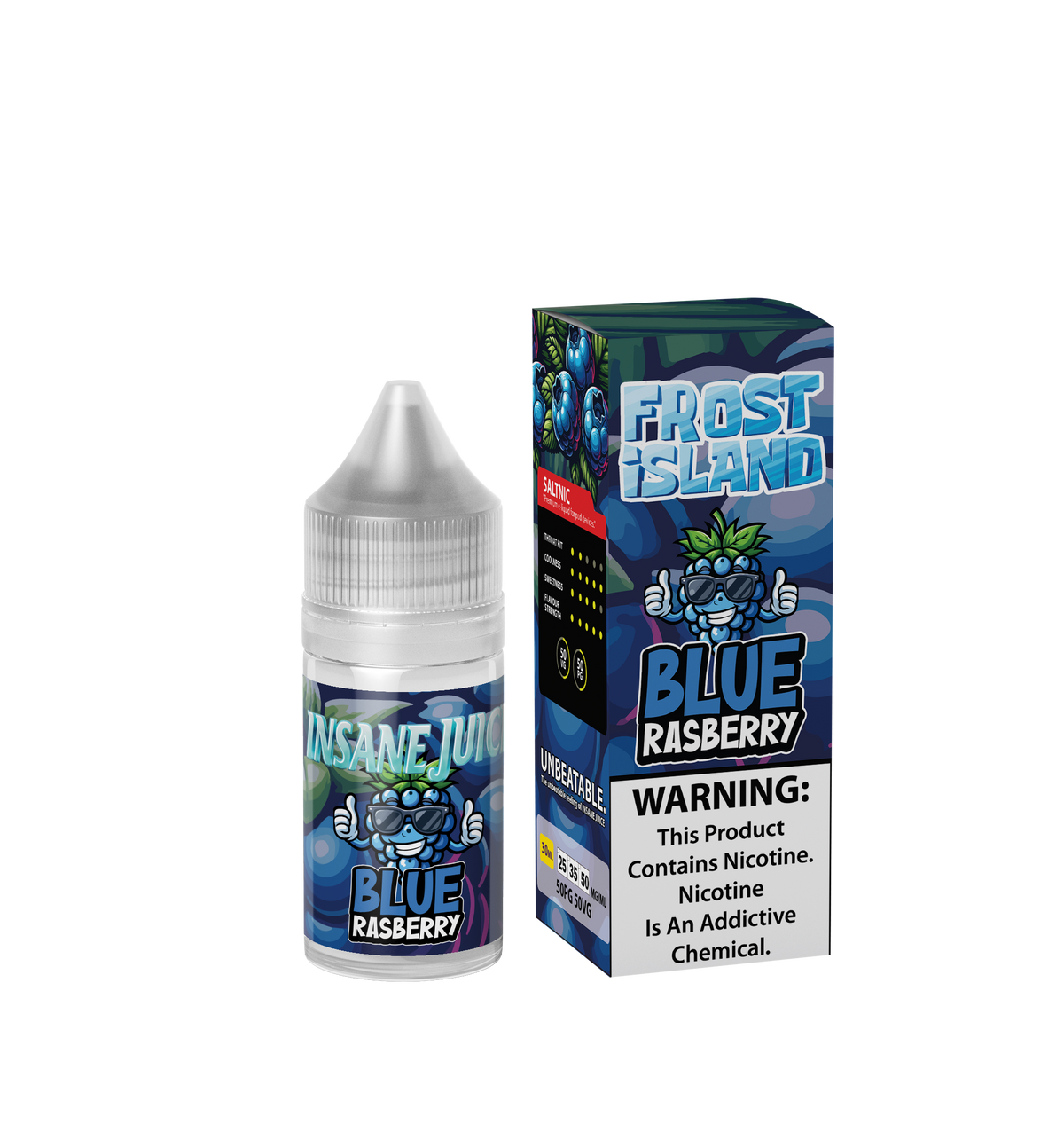 Insane Frost Island Blue Raspberry Ice 30ml