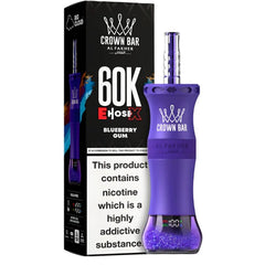 AL FAKHER CLOUD X EHOSE 60K CROWN BAR DISPOSABLE 6MG - BLUEBERRY GUM