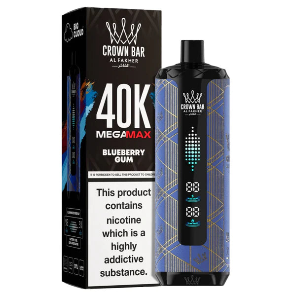 AL FAKHER MEGA MAX 40K DISPOSABLE – BLUEBERRY GUM