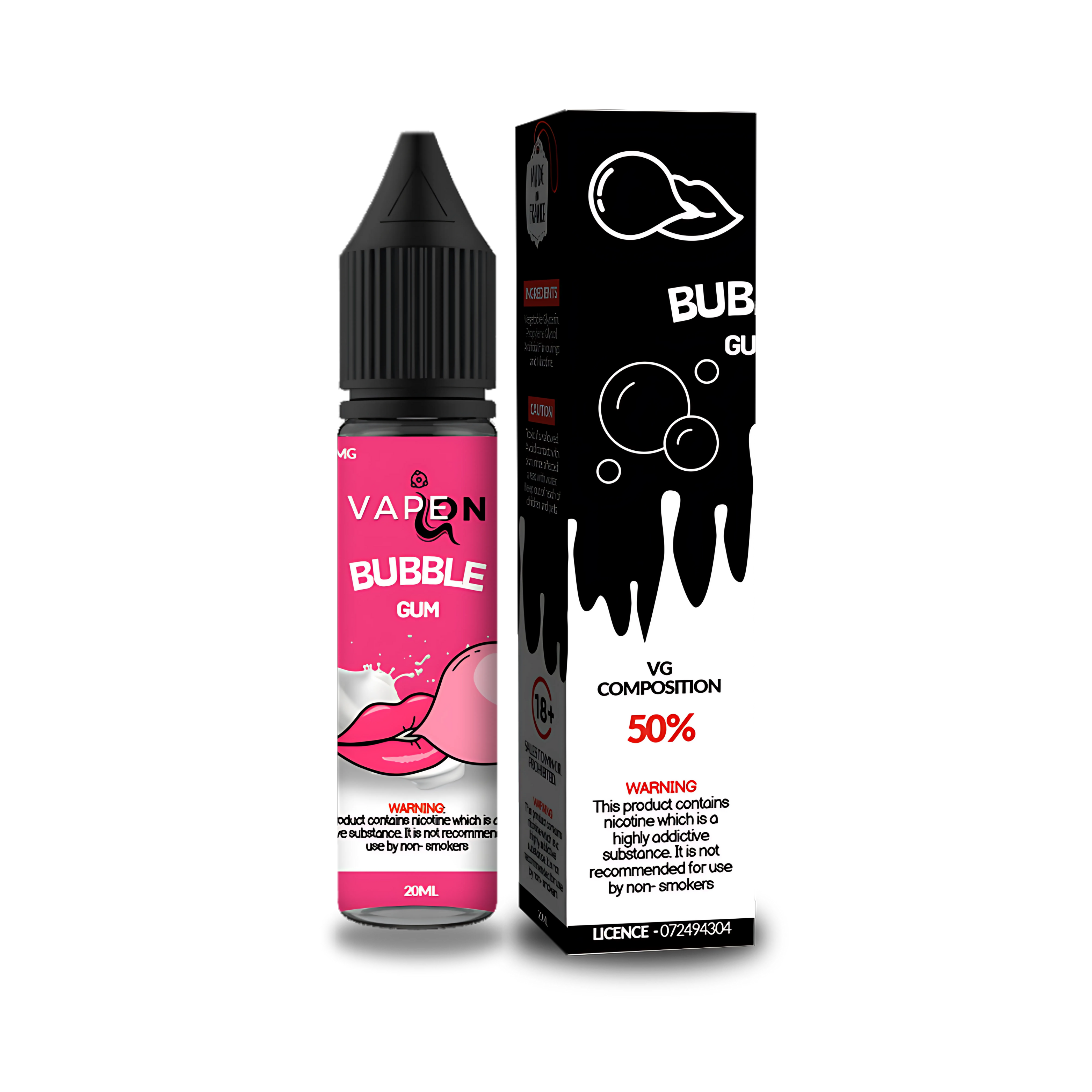 Vapeion Bubble Gum Hybrid Nicotine 20ml - Best Price in Pakistan - Karachi Vapers Vapeion Bubble Gum Hybrid Nicotine 20ml - Best Price in Pakistan - Karachi Vapers