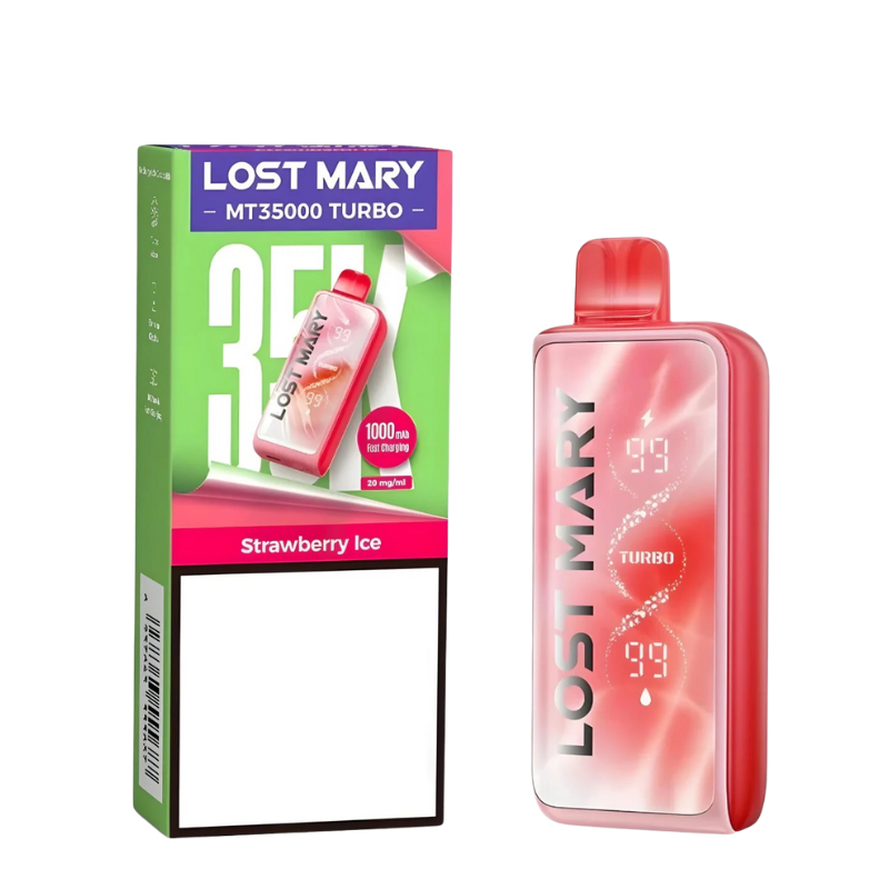 Lost Mary Strawberry Ice 50mg MT35000 Best Price in Pakistan - Karachi Vapers Lost Mary Strawberry Ice 50mg MT35000 Best Price in Pakistan - Karachi Vapers