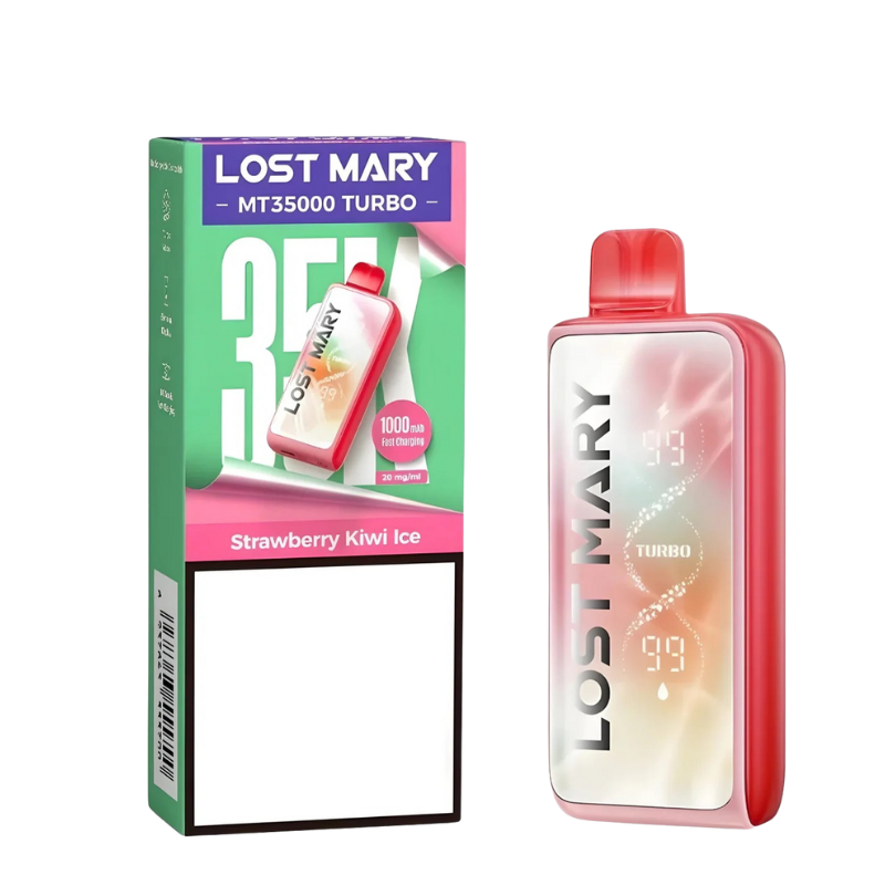 Strawberry Kiwi Ice 50mg - Lost Mary Disposable MT35000