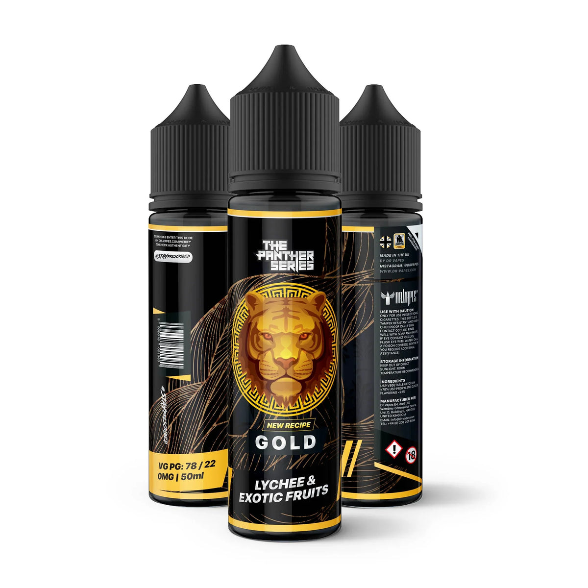 Dr Vapes Gold Panther 18mg 60ml