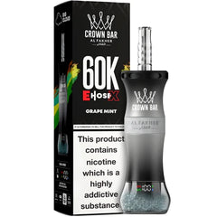 AL FAKHER CLOUD X EHOSE 60K CROWN BAR DISPOSABLE 6MG - GRAPE MINT