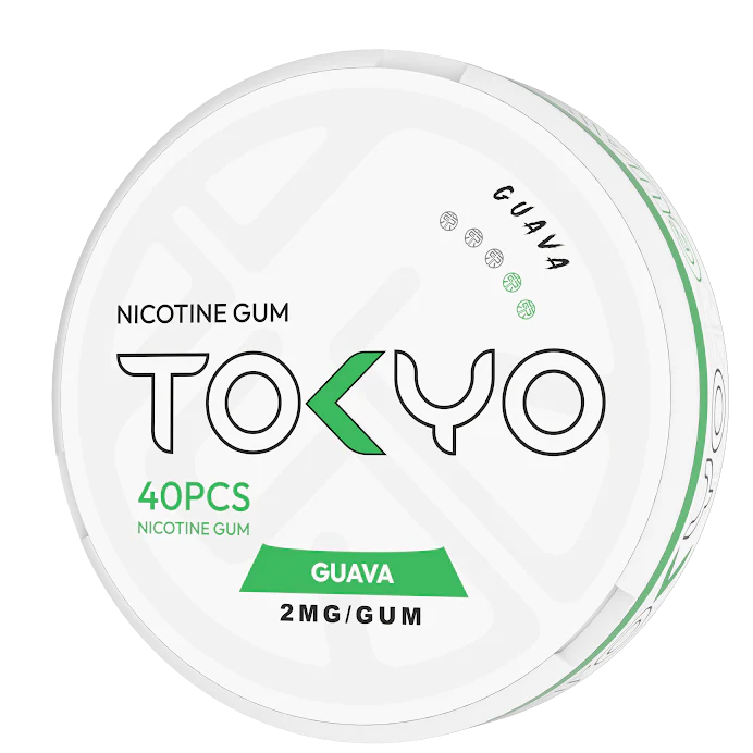 GUAVA 2MG - TOKYO NICOTINE GUM 2MG 40PC PACK