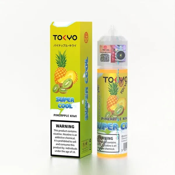 Tokyo Super Cool Pineapple Kiwi 3mg or 6mg 60ml