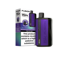 BLACKCURRANT LEMONADE + BLACKCURRANT RASPBERRY - IVG FUSION 2 IN 1 DISPOSABLE 15000 PUFFS 20MG