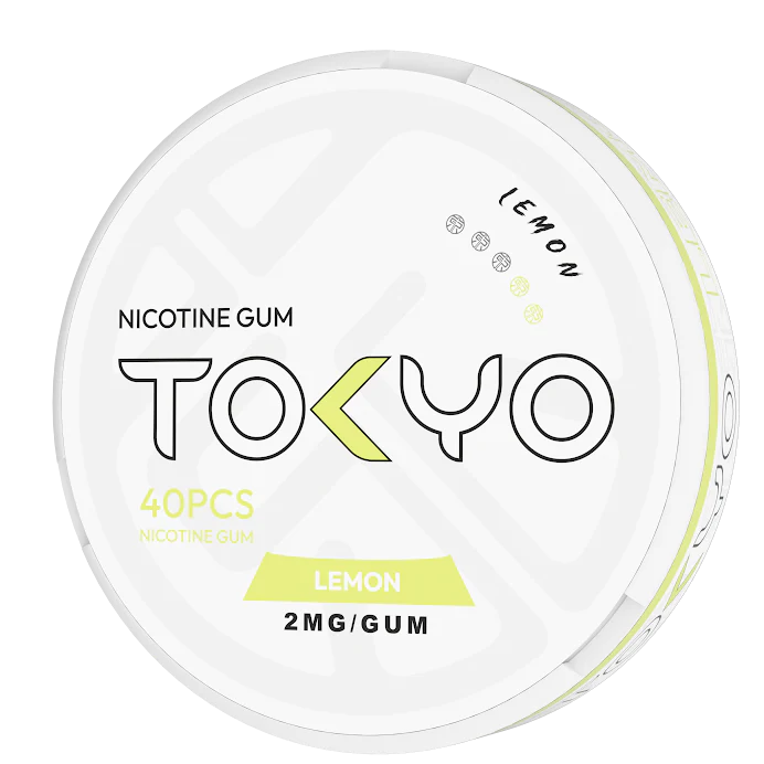 LEMON 2MG - TOKYO NICOTINE GUM 2MG 40PC PACK