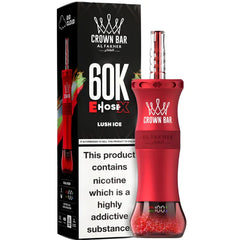 AL FAKHER CLOUD X EHOSE 60K CROWN BAR DISPOSABLE 6MG - LUSH ICE