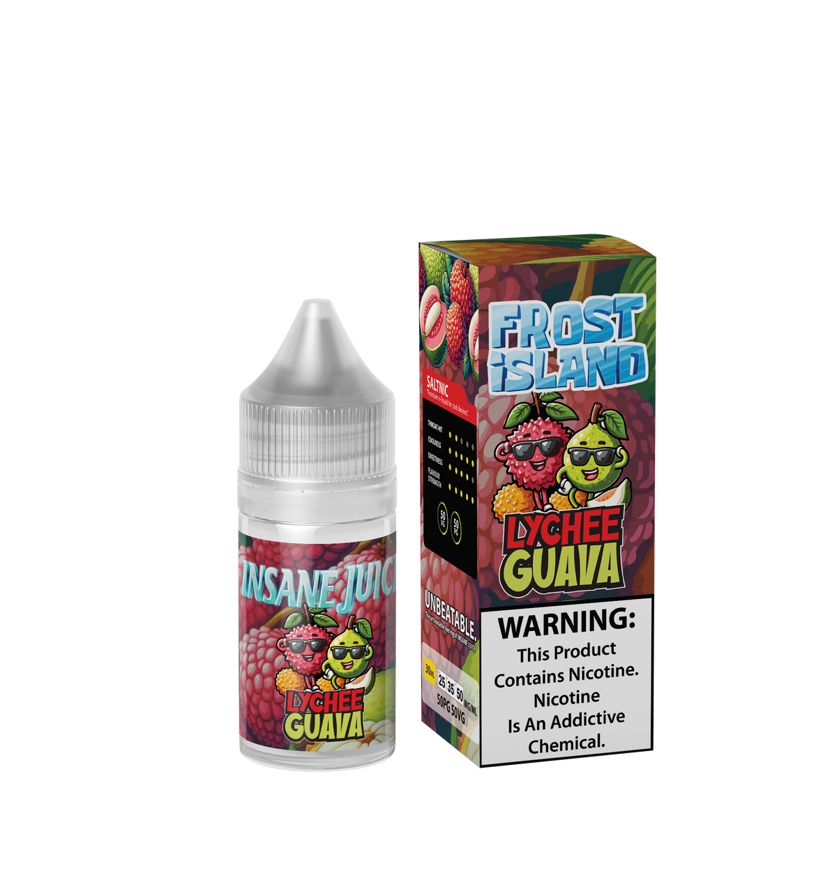 Insane Frost Island Lychee Guava Ice 30ml