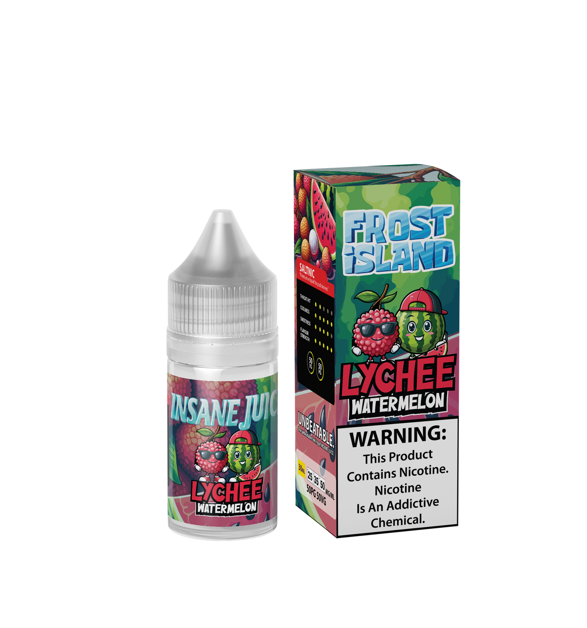 Island Insane Frost Lychee Watermelon Ice 30ml: