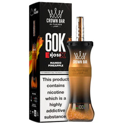 AL FAKHER CLOUD X EHOSE 60K CROWN BAR DISPOSABLE 6MG - MANGO PINEAPPLE