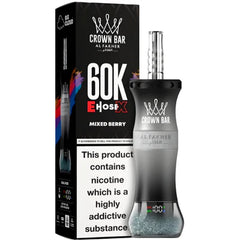 AL FAKHER CLOUD X EHOSE 60K CROWN BAR DISPOSABLE 6MG - MIXED BERRY