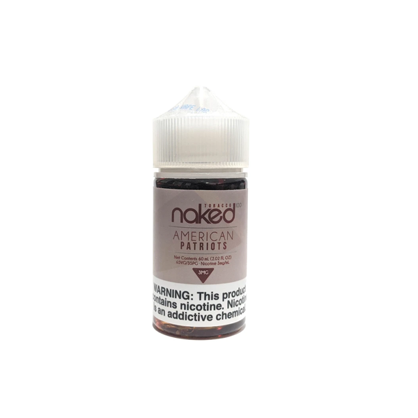 Naked 100 American Patriots 3mg 60ml (short expiry)