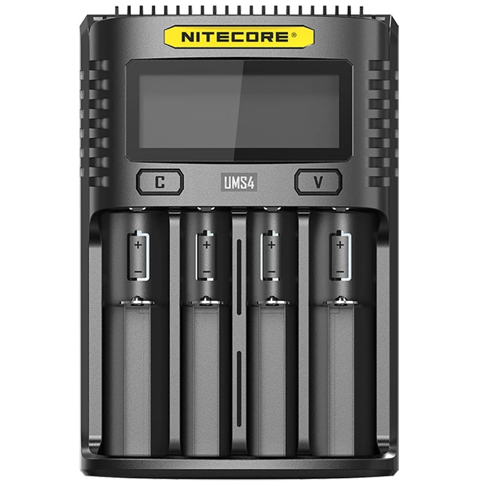 Nitecore Ums4 – 4 Bay Superb Lcd | Battery Charger