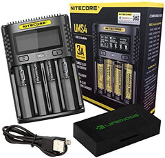 Nitecore Ums4 – 4 Bay Superb Lcd | Battery Charger